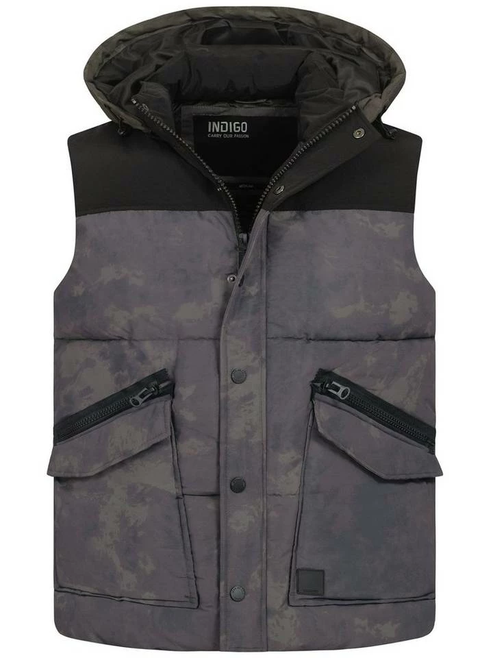 Budget 🎉 Indicode Steppweste »Simmons« Offwhite, Army 🔔 6 Budget 🎉 Indicode Steppweste »Simmons« Offwhite, Army 🔔 – Bild 6