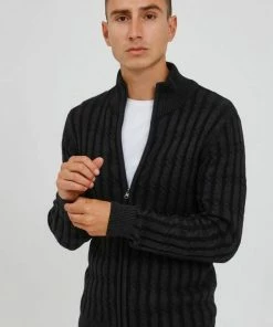 Billig ⌛ Indicode Strickjacke »35549MM« Grobstrick Zip-Jacke Black (999), Charcoal Mix (915), Navy (400) 🧨 -Indicode Verkaufsladen b205d280 ec94 5481 9753 377721f36ba8