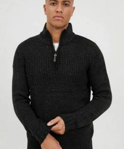 Blitzangebot 😉 Indicode Troyer »Oslo« Strickpulli mit Stehkragen Black (999), Charcoal Mix (915), Navy (400), Pewter 902 💯 -Indicode Verkaufsladen b79a82bf 0ccf 5b88 9b09 218ce60fa024