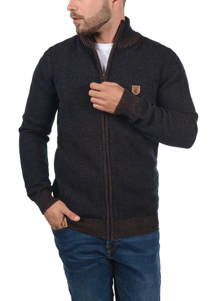 Blitzangebot 😀 Indicode Strickjacke »Andy« Cardigan mit Stehkragen Black (999), Wine (227), Dark Brown (020), Cumnin (014) 👍 2 Blitzangebot 😀 Indicode Strickjacke »Andy« Cardigan mit Stehkragen Black (999), Wine (227), Dark Brown (020), Cumnin (014) 👍 – Bild 2