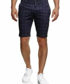 Großhandel 👍 Indicode Chinoshorts »Aalborg« Sky Way, Navy, Ecru Mix, Black ✨ -Indicode Verkaufsladen b900768c d80b 5cb2 85c7 e25e37e950ab