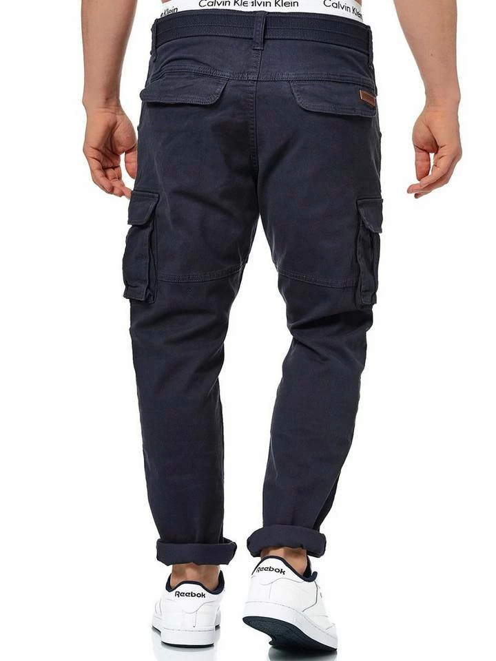 Neu 🤩 Indicode Cargohose »Mathen« Navy, Black, Army, Raven ✨ 11 Neu 🤩 Indicode Cargohose »Mathen« Navy, Black, Army, Raven ✨ – Bild 11