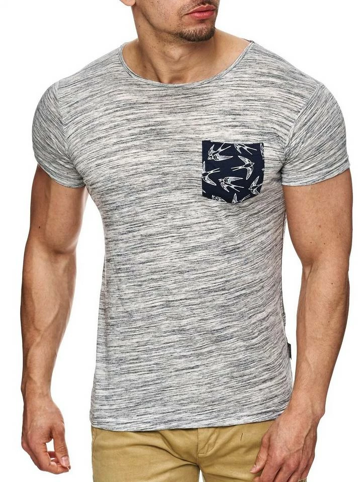 Budget 🎉 Indicode T-Shirt »Blaine« Grau, Grün, Anthrazit, Blau 🎉 26 Budget 🎉 Indicode T-Shirt »Blaine« Grau, Grün, Anthrazit, Blau 🎉 – Bild 26