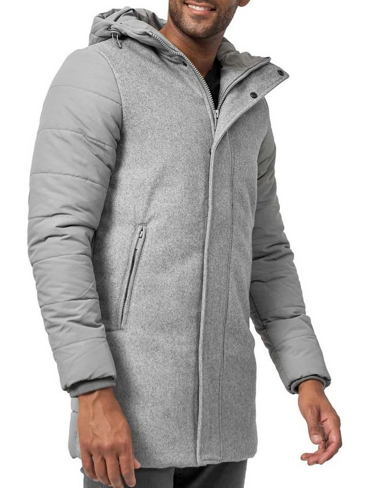 Rabatt ⭐ Indicode Parka »Ontario« Navy, Lt Grey Mix, Charcoal Mix ⌛ 4 Rabatt ⭐ Indicode Parka »Ontario« Navy, Lt Grey Mix, Charcoal Mix ⌛ – Bild 4