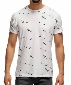 Am billigsten 🌟 Indicode T-Shirt »McFarland« Navy, Offwhite, Ecru Mix 🎉 -Indicode Verkaufsladen d16a3806 3352 5173 ae16 09218d6b9522