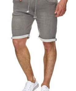 Brandneu 🧨 Indicode 👖 Jeansshorts »Kadin« Denim Blue, Black, Grey, Navy ⭐