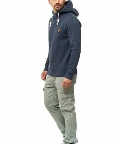 Auslauf 👏 Indicode Hoodie »Boldero« Navy Mix, Offwhite, Black, Grey Mix 👍 -Indicode Verkaufsladen d386f328 5d77 50a8 9222 2ab5bd18b19f