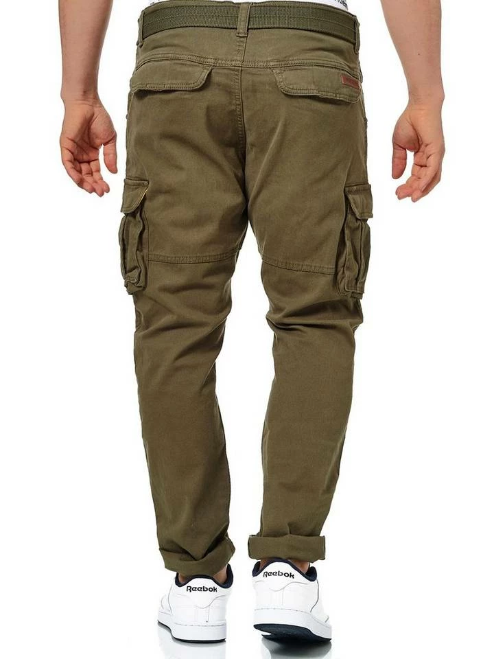 Neu 🤩 Indicode Cargohose »Mathen« Navy, Black, Army, Raven ✨ 4 Neu 🤩 Indicode Cargohose »Mathen« Navy, Black, Army, Raven ✨ – Bild 4