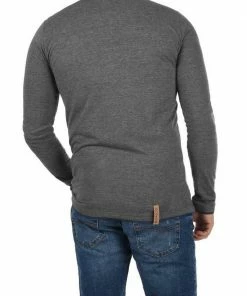 Brandneu 🤩 Indicode Rundhalsshirt »Gifford« Longsleeve mit Knopfleiste Off-White (002), Navy Mix (420), Grey Mix (914), Black (999) 👍 -Indicode Verkaufsladen dae54ab9 7698 5136 80cd fa7bee174c47