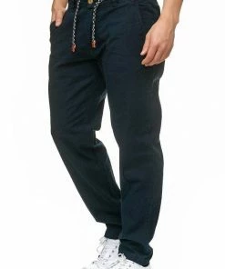 Brandneu 🌟 Indicode Leinenhose »Veneto« Navy, Fog, Iron, Offwhite 🎁 -Indicode Verkaufsladen e358225d 51d7 524e 84de fd0cd2fee02b