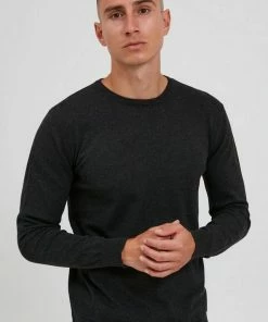 Blitzangebot 🛒 Indicode Rundhalspullover »Badan 35542MM« Herren Feinstrickpullover Navy (400), Black (999), Grey Mix (914), Charcoal Mix (915) 🔥 -Indicode Verkaufsladen e70b4c26 8833 5284 8756 a85ea03af937
