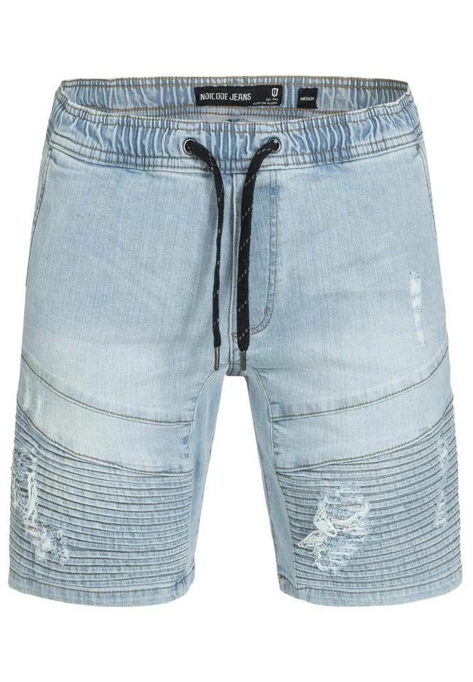 Brandneu 👏 Indicode 👖 Jeansshorts »Ernest« Black, Dark Blue, Offwhite, Lt Grey ⭐ 4 Brandneu 👏 Indicode 👖 Jeansshorts »Ernest« Black, Dark Blue, Offwhite, Lt Grey ⭐ – Bild 4