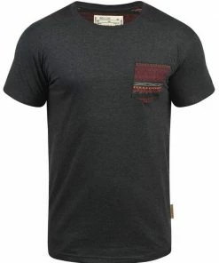 Schlussverkauf ✔️ Indicode Rundhalsshirt »Paxton« Kurzarmshirt mit Brusttasche Navy (400), Cameo Rose (212), Charcoal Mix (915), Golden Haze (133) 🧨