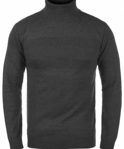 Brandneu 🔥 Indicode Rollkragenpullover »Ernetto« Rollkragenpulli mit abgesetztem Strickmuster Navy (400), Black (999), Charcoal Mix (915) 🧨 -Indicode Verkaufsladen f0be67a5 a7fd 5a74 8960 8bef60527281