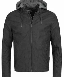 Rabatt 👏 Indicode Lederjacke »Miguel Angel« Demitasse, Black, Dk Grey 💯 -Indicode Verkaufsladen f1f710f7 6821 51ae b603 d8e74bade1aa