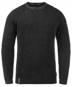 Blitzangebot ⌛ Indicode Strickpullover »Rockford« Strickpulli in Waffelstrick-Optik Dark Olive (644), Dark Brown (020), Iron (920), Black (999) 🌟 -Indicode Verkaufsladen f2b00576 26b3 55fb af96 f9a4b247ba8b