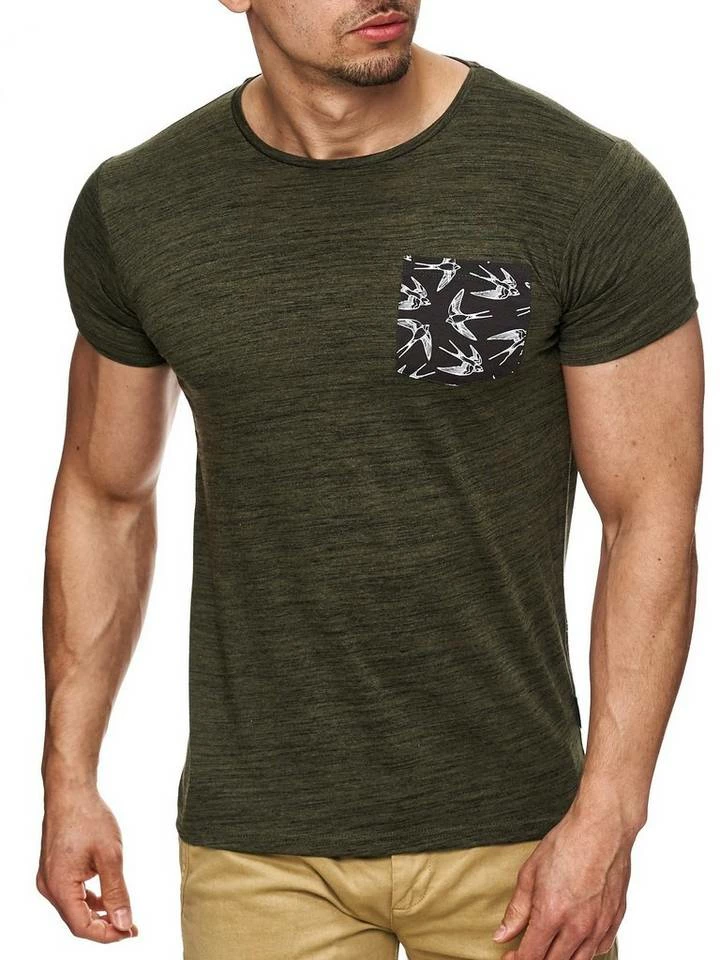 Budget 🎉 Indicode T-Shirt »Blaine« Grau, Grün, Anthrazit, Blau 🎉 5 Budget 🎉 Indicode T-Shirt »Blaine« Grau, Grün, Anthrazit, Blau 🎉 – Bild 5