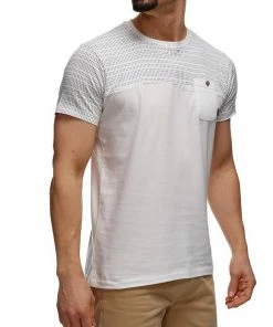 Auslauf ✔️ Indicode T-Shirt »Fenris« Pewter, Navy, Offwhite, Laurel Wreath ❤️ -Indicode Verkaufsladen f8736417 577a 5cbd b1f7 aae53df17477