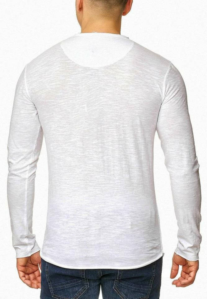 Bestpreis 😀 Indicode T-Shirt »Willbur Longsleeve« Navy Grandad, Black, Bordeaux, Raven 👏 4 Bestpreis 😀 Indicode T-Shirt »Willbur Longsleeve« Navy Grandad, Black, Bordeaux, Raven 👏 – Bild 4