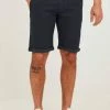 Auslauf 🔥 Indicode Chinoshorts »Figno« Chinoshorts mit Gürtel Light Grey (901), Navy (400), Sand (022) 🔔