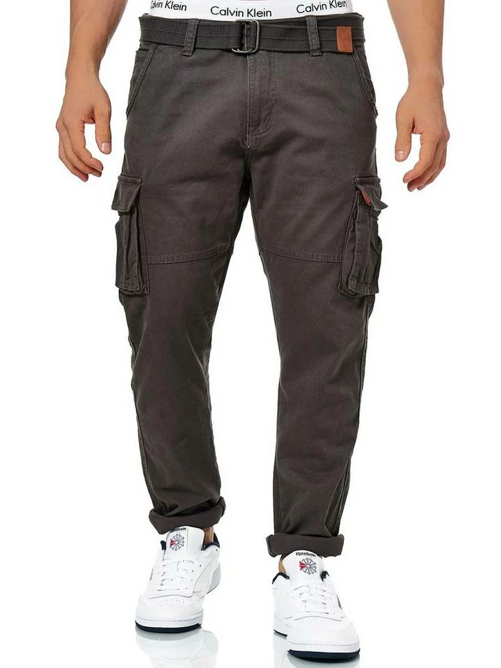 Neu 🤩 Indicode Cargohose »Mathen« Navy, Black, Army, Raven ✨ 27 Neu 🤩 Indicode Cargohose »Mathen« Navy, Black, Army, Raven ✨ – Bild 27