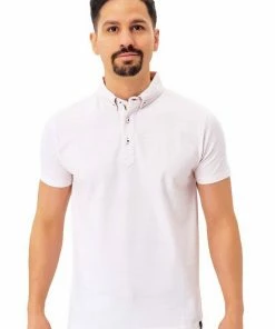 Rabatt ❤️ Indicode Poloshirt »Blomfield« Dk Denim, Cameo Rose, Pewter, Pastel Green ❤️ -Indicode Verkaufsladen fdb74495 ed45 5290 a17d 6d85e4c09533